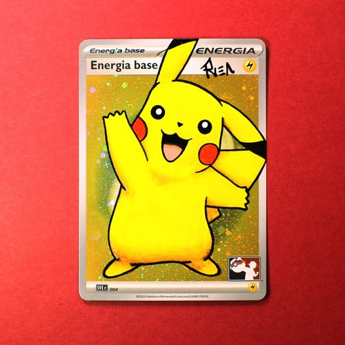 Pikachu hand drawn sketch card - drawn,