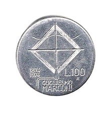 Moneta 100 Lire ( Marconi )