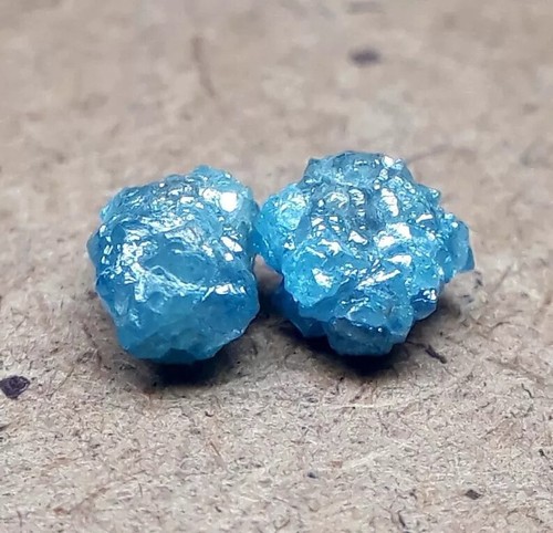 2 pezzi diamante blu - -,