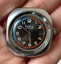 ROWIL DIVER OROLOGIO DA UOMO VINTAGE WATCH MONTRE UHR RELOJ