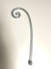 Ricambio vetro lampadario azzurro Murano Barovier Attacco Diametro 1,8 Cm.