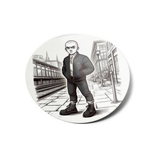 Pack x5 AUTOCOLLANTS STICKERS