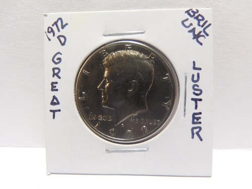 1972 kennedy half - 1972, dollar