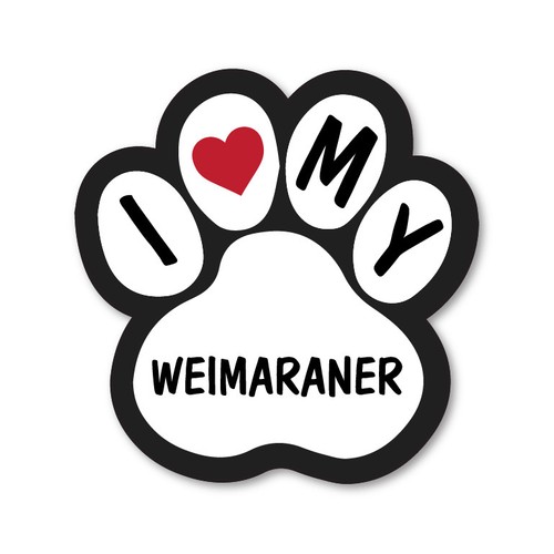 Love weimaraner car van - i,