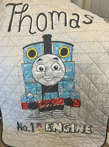Thomas friends toddler quilt - &,