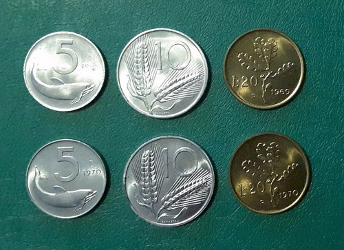 Repubblica lotto monete 5 - monete,