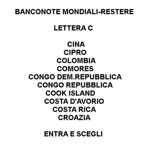 Banconote estere mondiali - banconote, estere-mondiali