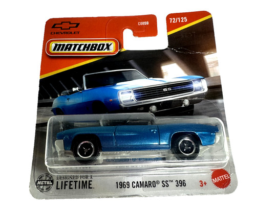 Matchbox 1969 camaro - ss, 396
