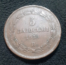 VATICANO 5 BAIOCCHI PIO IX