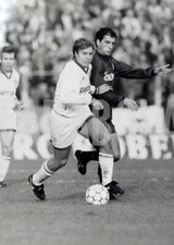 Foto vintage Calcio, Parma vs Reggiana, Brolin, Sgarbossa, 1993, stampa 24x18cm