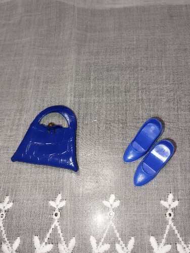 Set borsa scarpe barbie blu - borsa, e