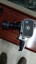 PAILLARD BOLEX P1 8mm ZOOM REFLEX CINE FILM CAMERA+SOM BERTHIOT LENS+CASE EX!
