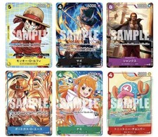 ONE PIECE Card Game Promotion Set 2025 Sigillato Mcdonald's Promo Set 6 Pezzi