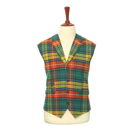 Gilet uomo tartan - lana, a