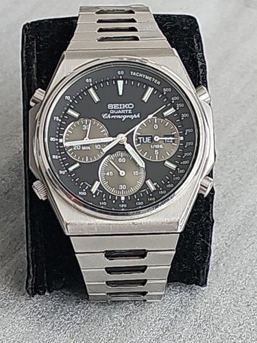 Seiko 7a38 7000 panda - panda, quartz