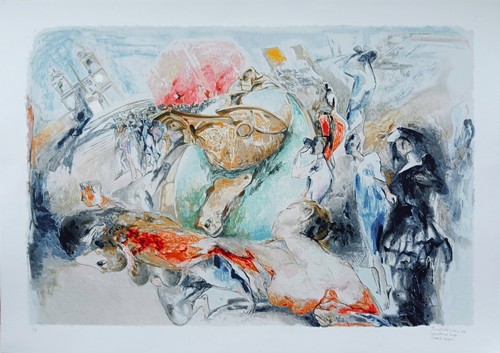 Ennio calabria litografia - -,