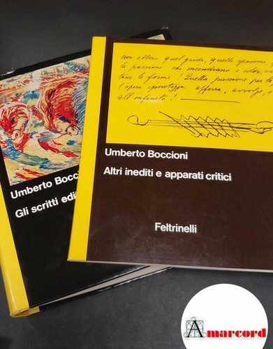 Boccioni gli scritti editi - scritti, e