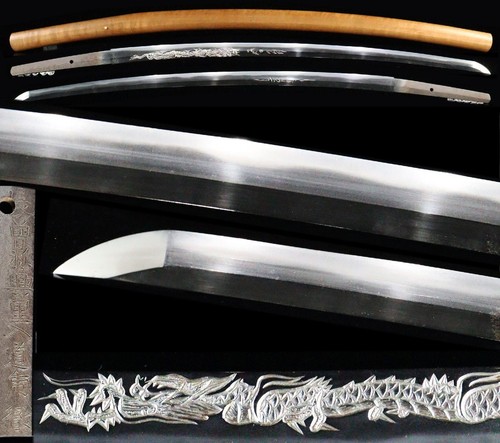 Antico drago giapponese katana - antico,