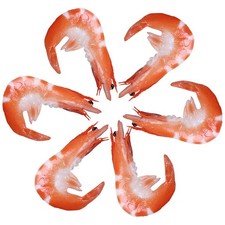 6 Pcs Gamberale Alimentare Artificiale Arredamento Di Gamberetti