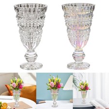 Calice vetro vaso - vetro, fiori
