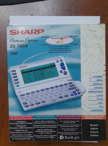 Sharp 700m electronic - sharp, zq-700m