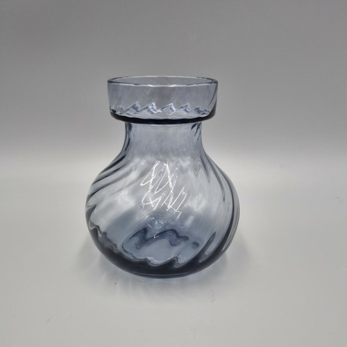 Dartington glass swirl - a,