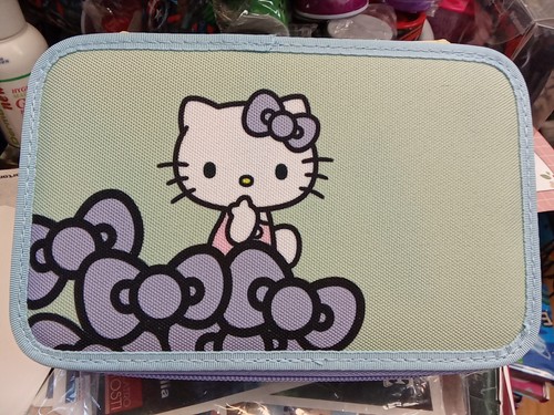 Astuccio triplo hello kitty - astuccio, 3