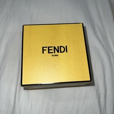 Confezione Regalo Anello Vuoto Originale Fendi Roma Confezione Presentazione 10,5x10,5x7cm