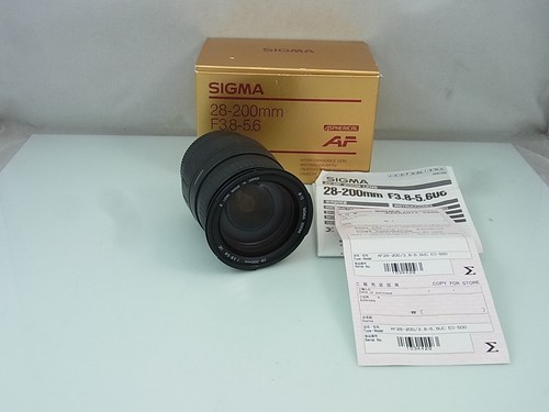 Sigma 200m 5 - 28-200m, f3.8-5.6