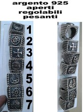  ANELLO uomo ARGENTO 925 croce