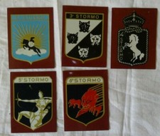 LOTTO 5 STEMMI METALLO AVIAZIONE - 2 - 3 - 4 - 5 - 6 STORMO - NUOVI VINTAGE