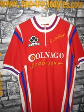Vintage Cycling Jersey Wool Maglia Ciclismo Colnago arabesque Eroica '70s