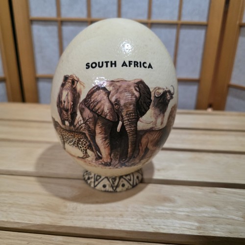 Decorative african ostrich egg - decorative,