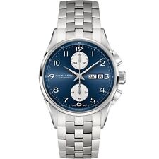 Orologio Uomo Hamilton Jazzmaster Maestro Quadrante Blu Cronografo Automatico H32576141