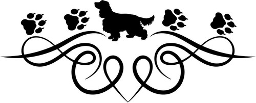 Cocker spaniel adesivo - cocker,