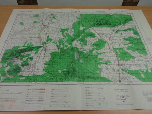Ww2 british map - (1942),