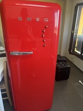 SMEG FAB28RRD5 FRIGORIFERO MONOPORTA ANNI '50 270LT CERNIERE A DESTRA ROSSO