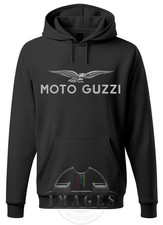FELPA MOTO GUZZI CON CAPPUCCIO HOODIES MOTO MOTOGP ENDURO CROSS