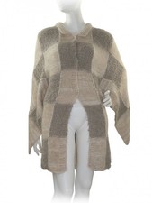 Etro Cardigan Donna Mod. 18348 Pipistrello Quadri Beige