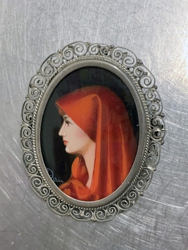 Spilla vintage argento - spilla,