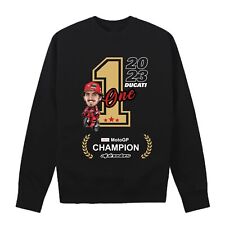 Felpa DUCATI Pecco Bagnaia WORLD CHAMPION 2023 LOGO REPLICA