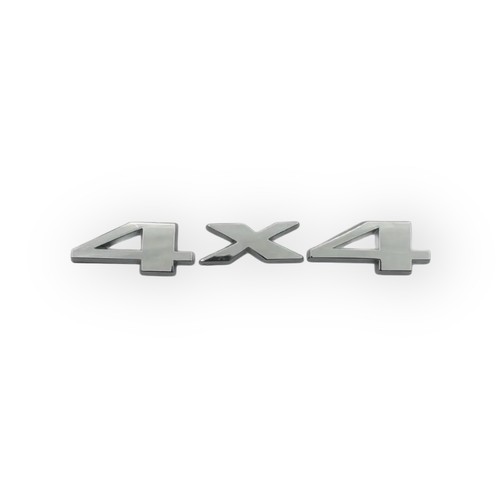 Adesivo auto 4x4 cromato - 3d,