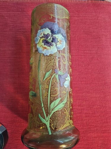 Beau vase émaillé - beau, legras