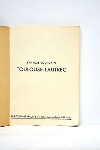 Livre ancien jourdain toulouse - livre,