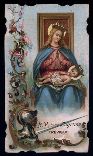 Antico santino cromo - santino, card