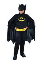 Ciao- Batman Dark Knight Costume Bambino Originale DC Comics (Taglia 10-12 A
