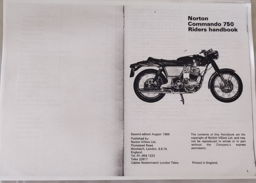 Norton commando 750 riders - 750,