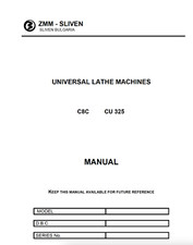 ZMM C8C tornio manuale inglese