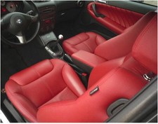 Rinnova Colore Interni Pelle Alfa 147-156 GTA Ritocco Spallina Rosso dal 2000 