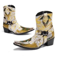 Stivaletto uomo metallo punta